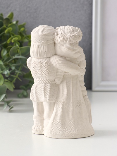 Фигурка «Оберег неразлучники», 14×8×5.5 см, натуральный