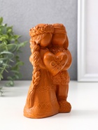 Фигура «Оберег неразлучники», 14×8×5.5 см, красная глина 10903463 - фото 16956786