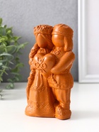 Фигура «Оберег неразлучники», 14×8×5.5 см, красная глина 10903463 - фото 16956788