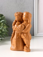 Фигурка «Оберег неразлучники», 14×8×5.5 см, красная глина - Фото 9