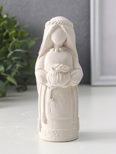 Фигурка - оберег «Денежная берегиня», 14×6×6 см, натуральный