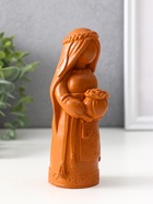 Фигурка - оберег «Денежная берегиня», 14×6×6 см, красная глина - Фото 2