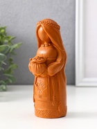 Фигурка - оберег «Денежная берегиня», 14×6×6 см, красная глина - Фото 4