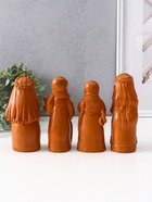 Набор фигурок «Берегини», обереги, 4 шт., 13, 14 см, красная глина - фото 51812244