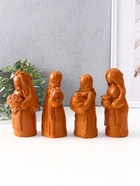 Набор фигурок «Берегини», обереги, 4 шт., 13, 14 см, красная глина - фото 51812245