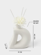 Набор для ванной «Дуэт», 2 предмета: дозатор для мыла, диффузор, белый - Фото 3