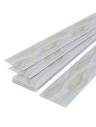 Стеновая панель ПВХ «Волна», 2600×250 мм, цвет бежевый/серый - Фото 4