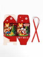 Коробка подарочная складная «Уютный Новый год», Микки Маус, 12×12×12 см - фото 119049171 Коробка подарочная складная «Уютный Новый год», Микки Маус, 12×12×12 см - фото 119049171