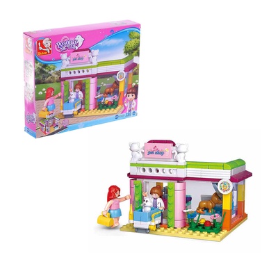 УЦЕНКА Конструктор Sluban «Розовая Мечта. Зоомагазин», 195 деталей