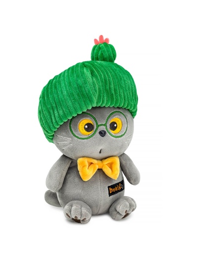 Мягкая игрушка «Кот Басик. Ботаник», 16 см