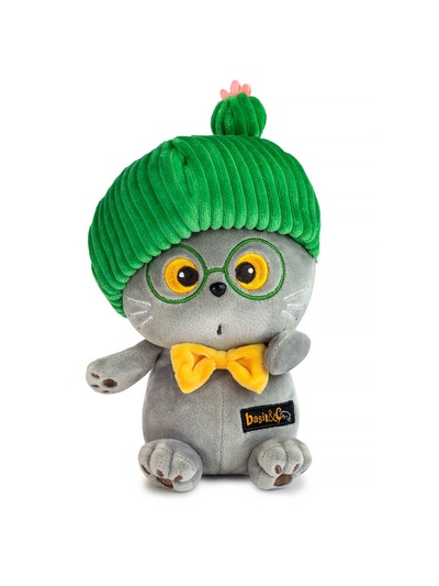 Мягкая игрушка «Кот Басик. Ботаник», 16 см