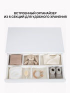 Комод пеленальный детский Indy PRO «Инди ПРО» 800/4, 83×43×85 см, 4 ящика, с органайзером, белый - Фото 12