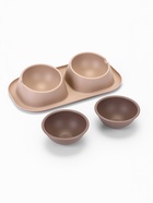 Миска для животных Дубль Мини 0.2 л, Soft-touch, каппучино 10915386 - фото 16969691