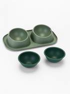 Миска для животных Дубль Мини 0.2 л, Soft-touch, изумруд 10915387 - фото 16969696