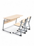 Стол ученический регулируемый «Атлант – премиум», группа роста 4 – 6, цвет клён танзау/серый - Фото 13