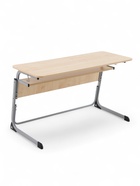 Стол ученический регулируемый «Атлант – премиум», группа роста 4 – 6, цвет клён танзау/серый - Фото 4