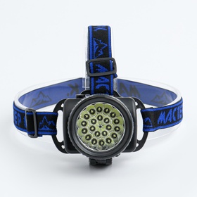 {{photo.Alt || photo.Description || 'УЦЕНКА Фонарь налобный «Мастер К», 21 LED, от батареек 3×АА'}}