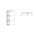 Гостиная модульная «Эльза», 1800×400×1532 мм, цвет бетонный камень/белый - Фото 3