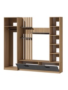 Гостиная «Юджи», 2300×470×2100 мм, цвет дуб крафт золотой/графит - фото 51699301