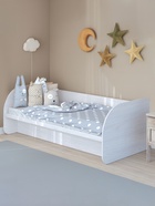 Кровать односпальная «Сказка», с подъёмным механизмом, 2035×950×705 мм, цвет анкор светлый - Фото 1