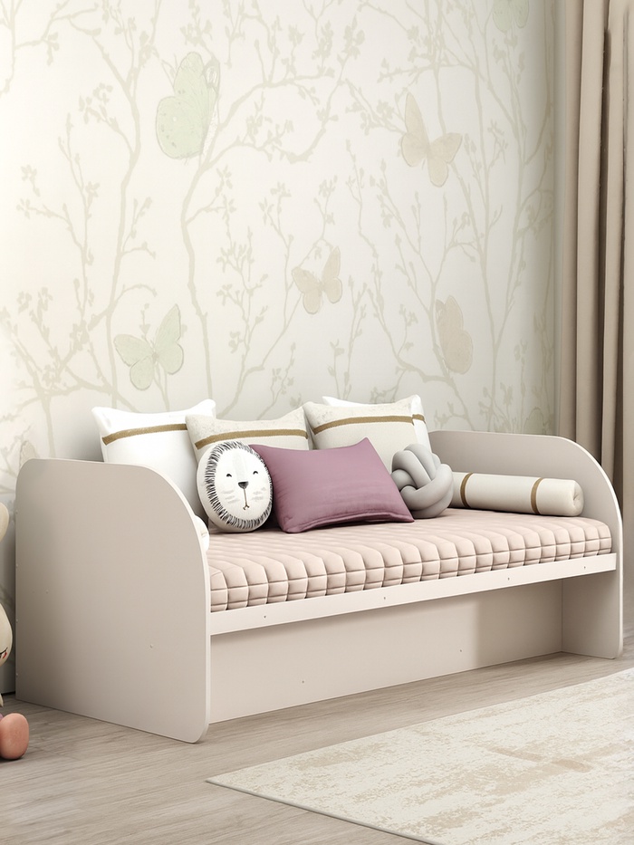 Кровать односпальная «Сказка», с подъёмным механизмом, 2035×950×705 мм, цвет кашемир - Фото 1