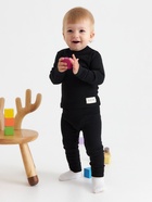Термобельё детское (лонгслив, брюки) MINAKU, рост 98 см, чёрное - Фото 1