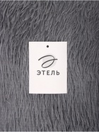 Ковер с ворсом «Этель», d=80 см, серый - Фото 6