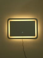 Зеркало интерьерное настенное, с подсветкой, с сенсорной кнопкой, 40×60 см - Фото 1