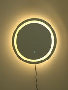 Зеркало интерьерное настенное, с подсветкой, с сенсорной кнопкой, 50×50 см - Фото 5