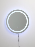 Зеркало интерьерное настенное, с подсветкой, с сенсорной кнопкой, 50×50 см - Фото 8