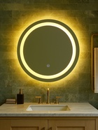 Зеркало интерьерное настенное, с подсветкой, с сенсорной кнопкой, 60×60 см - Фото 3