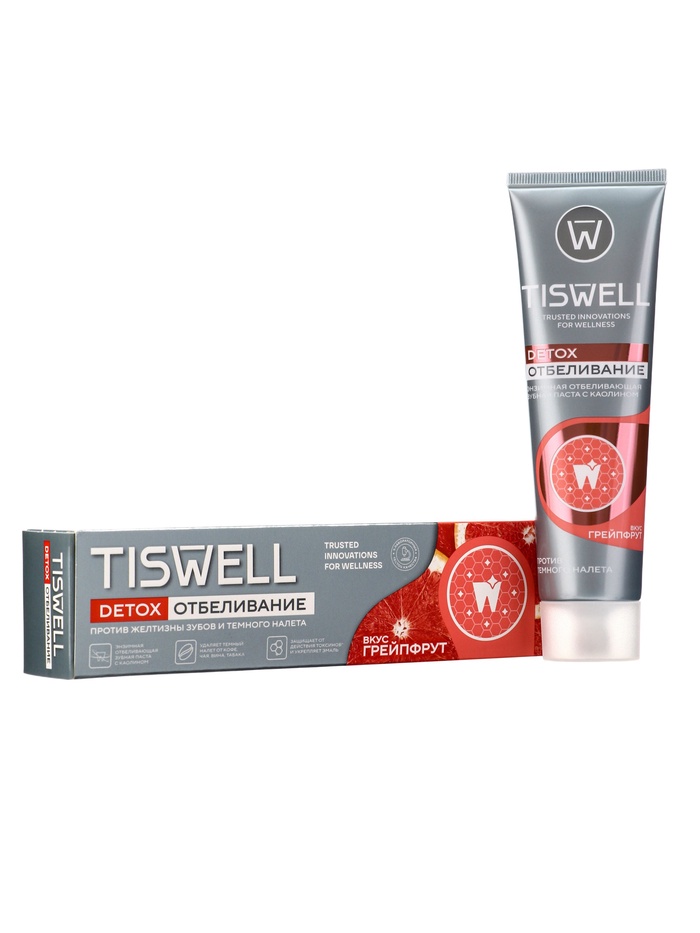 Зубная паста энзимная, отбеливающая с каолином, со вкусом грейпфрута, 110 г - Фото 1