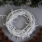 УЦЕНКА Гирлянда «Нить» 10 м, IP44, УМС, белая нить, 100 LED, свечение тёплое белое, 220 В - Фото 6