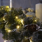 УЦЕНКА Гирлянда «Нить» 10 м, IP44, УМС, белая нить, 100 LED, свечение тёплое белое, 220 В - Фото 7