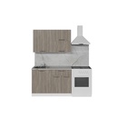 Кухонный гарнитур прямой «Фьюджи лайт 1», 1200 мм, цвет кашемир/джарра/белый - Фото 4