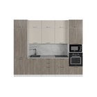 Кухонный гарнитур прямой «Фьюджи экстра» 3000 мм, цвет кашемир/джарра/белый - Фото 3