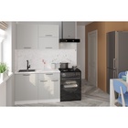 Кухонный гарнитур прямой «Шелли лайт», 1200 мм, цвет шиншилла серая/белый - Фото 1