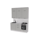 Кухонный гарнитур прямой «Шелли макси», 1800 мм, цвет шиншилла серая/белый - Фото 3