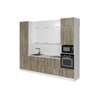 Кухонный гарнитур прямой «Альта экстра», 3000 мм, цвет дуб дарго/белый глянец - Фото 3