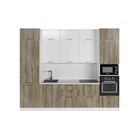 Кухонный гарнитур прямой «Альта экстра», 3000 мм, цвет дуб дарго/белый глянец - Фото 4