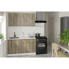 Кухонный гарнитур прямой «Альта медиум», 1400 мм, цвет дуб дарго/белый глянец - Фото 1