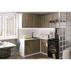 Кухонный гарнитур угловой «Альта мега прайм», 1600×1700 мм, цвет дуб дарго/белый глянец - Фото 1