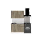 Кухонный гарнитур прямой «Альта лайт», 1200 мм, цвет дуб дарго/белый глянец - Фото 4