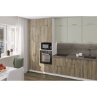 Кухонный гарнитур прямой «Анхель экстра», 3000 мм, цвет дуб дарго/белый/орегано - Фото 1