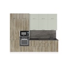 Кухонный гарнитур прямой «Анхель экстра», 3000 мм, цвет дуб дарго/белый/орегано - Фото 4