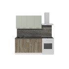 Кухонный гарнитур прямой «Анхель медиум», 1400 мм, цвет дуб дарго/белый/орегано - Фото 4