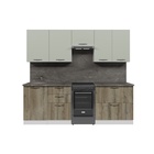 Кухонный гарнитур прямой «Анхель мега», 2300 мм, цвет дуб дарго/белый/орегано - Фото 4