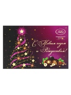 Конфеты шоколадные «Новогодняя ёлка», ассорти с лесным орехом, 154 г 10688255