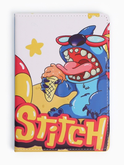 Ежедневник А5, 80 листов, «Стич на пляже»