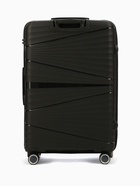 УЦЕНКА Чемодан 28", РР, 50×30×74, отд на молнии, код замок, 4 колеса, черный - Фото 4